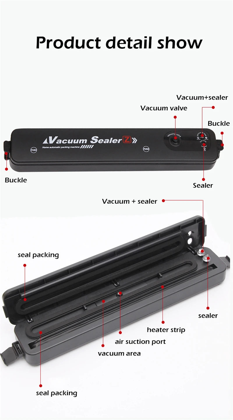 Vacuum Sealer Packaging Machine Film Sealer Vacuum Packer