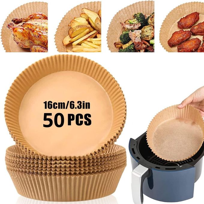 Papier cuisson airfryer rond 50 pcs