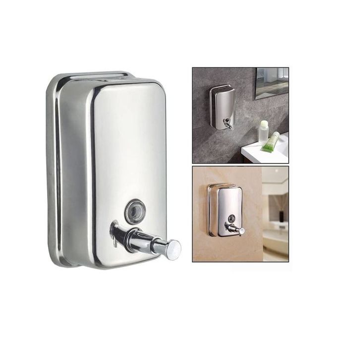 Distributeur de Gel Savon Liquide Murale Inox 1000ml