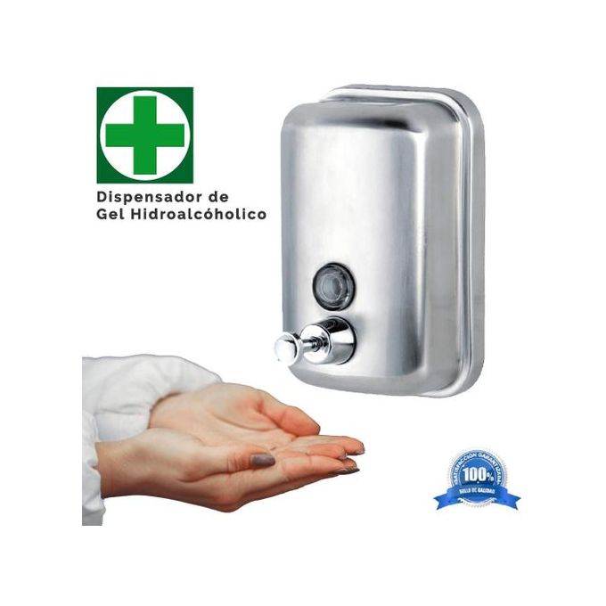 Distributeur de Gel Savon Liquide Murale Inox 1000ml