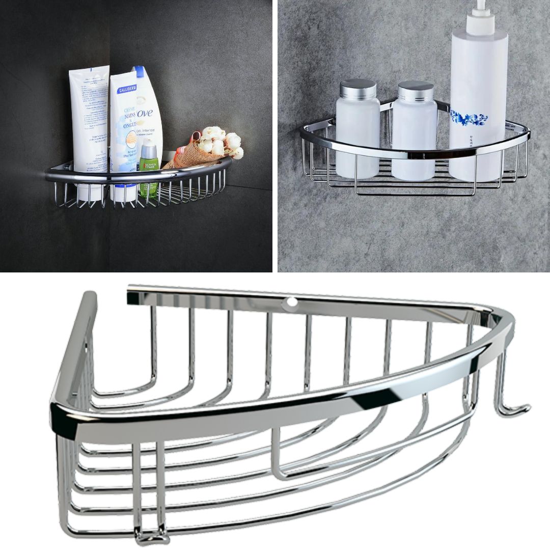 Étagère angle de de douche inox "garantie 10ans"
