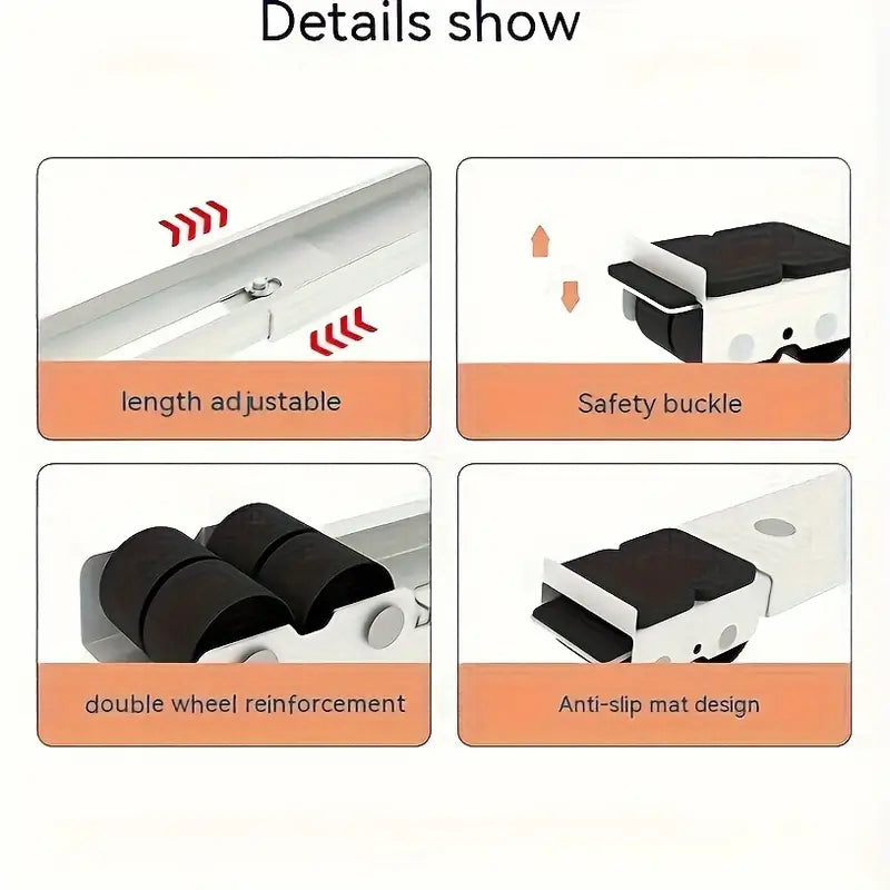 Support Mobile Extensible Pour Appareils Et Meubles (2pcs)