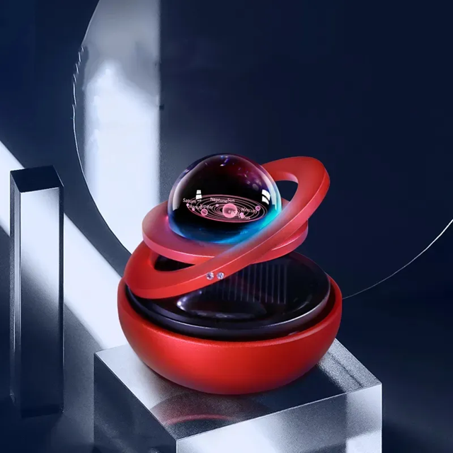 Diffuseur d'aromathérapie Solaire Rotatif Pour Voiture