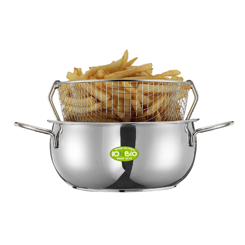 INOXRIV - Friteuse Friggi  20 cm avec couvercle