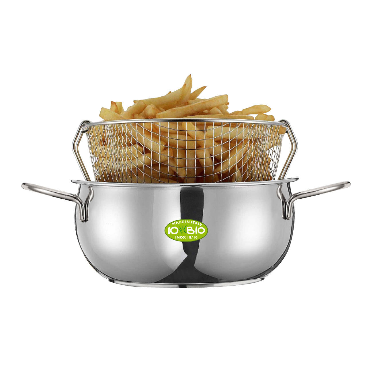 INOXRIV - Friteuse Friggi  20 cm avec couvercle