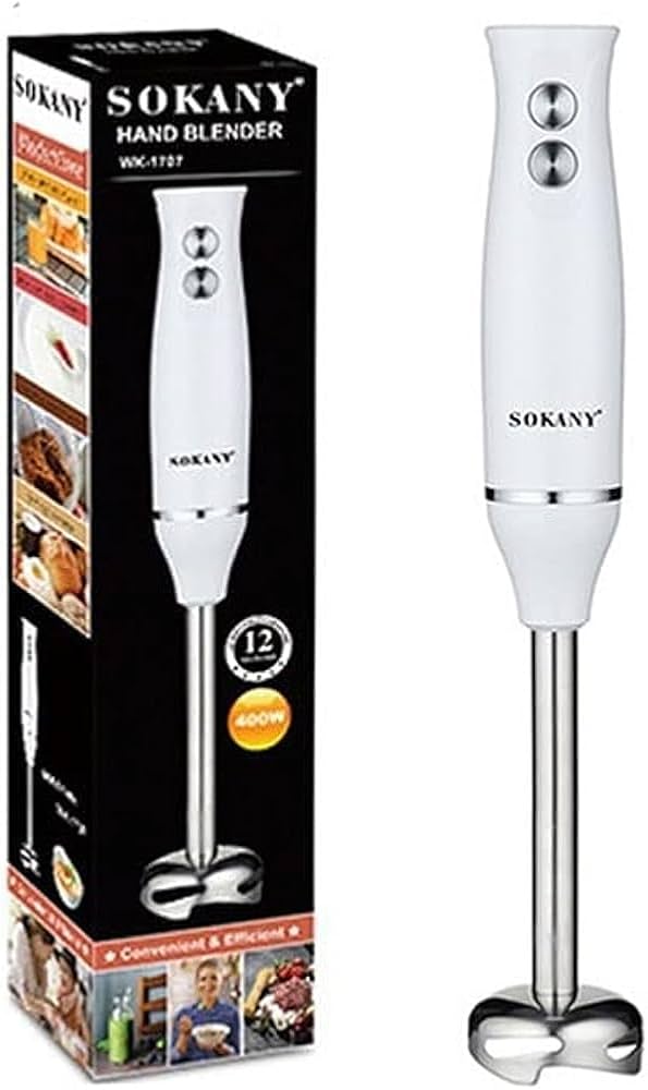 Mixeur Plongeant - SOKANY - 400 W Blanc