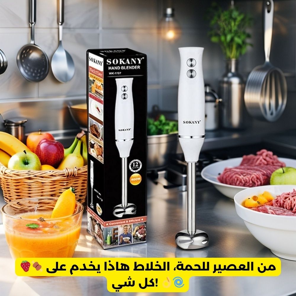 Mixeur Plongeant - SOKANY - 400 W Blanc