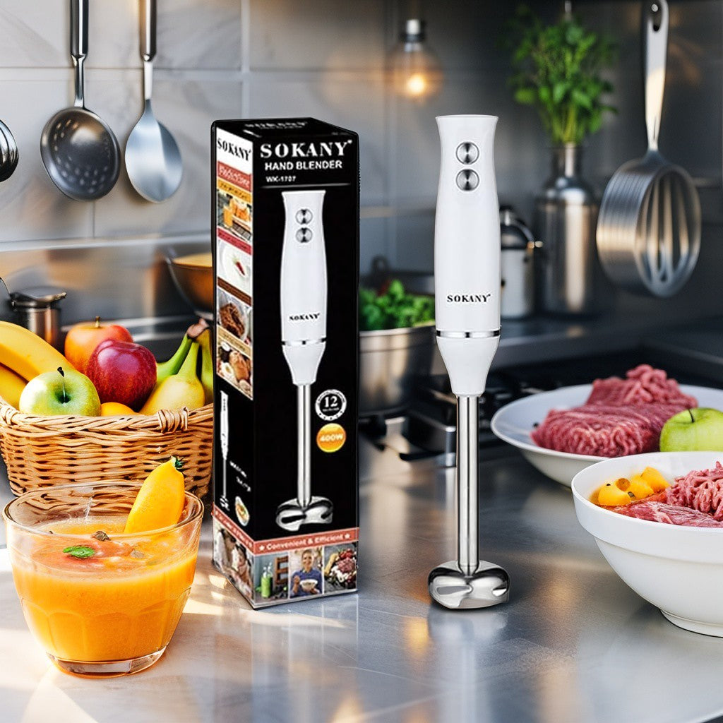 Mixeur Plongeant - SOKANY - 400 W Blanc